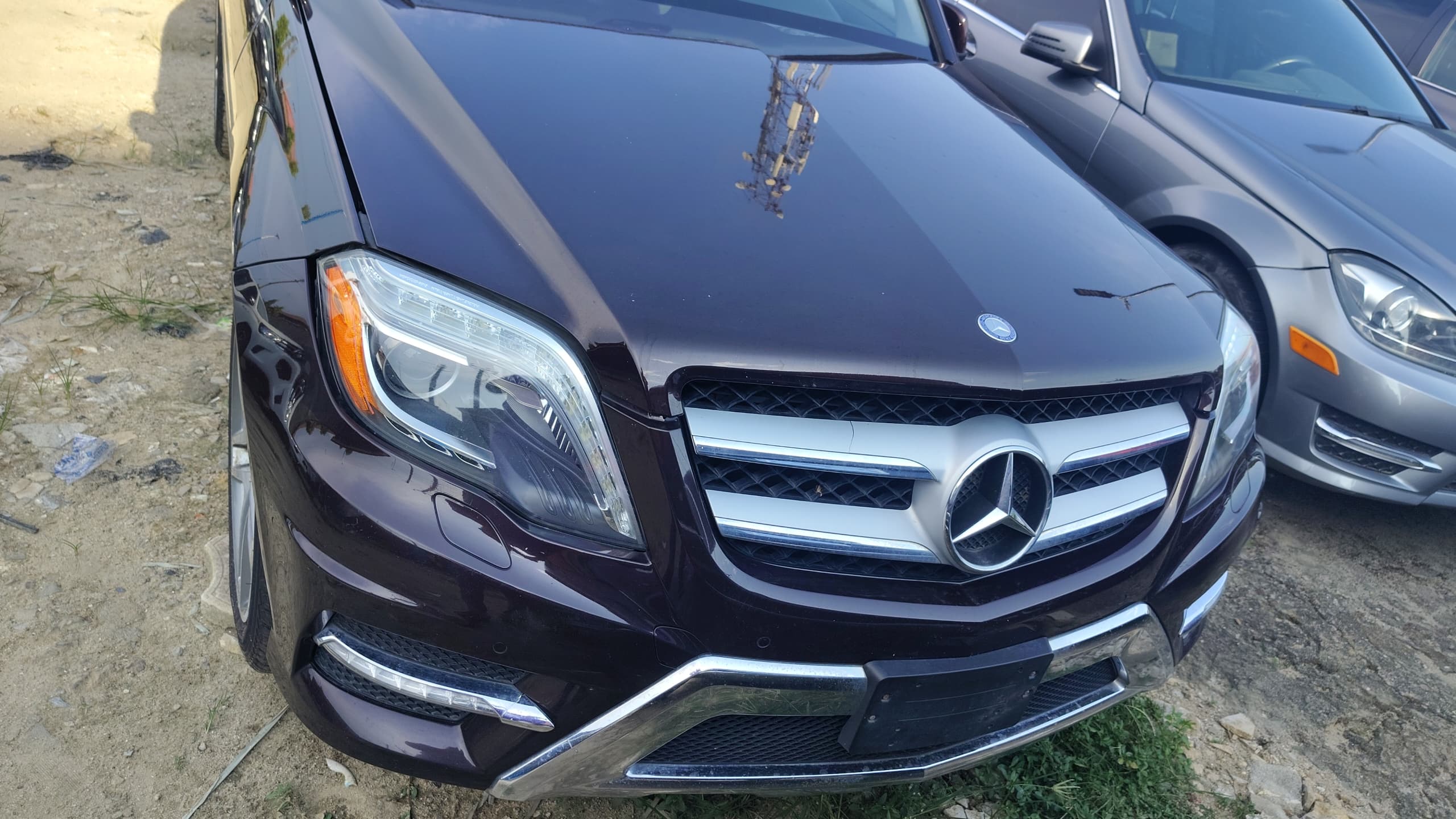 Mercedes-Benz GLK 350 4MATIC in obsidian black — front view, available at Sabfatex Autos, Port Harcourt
